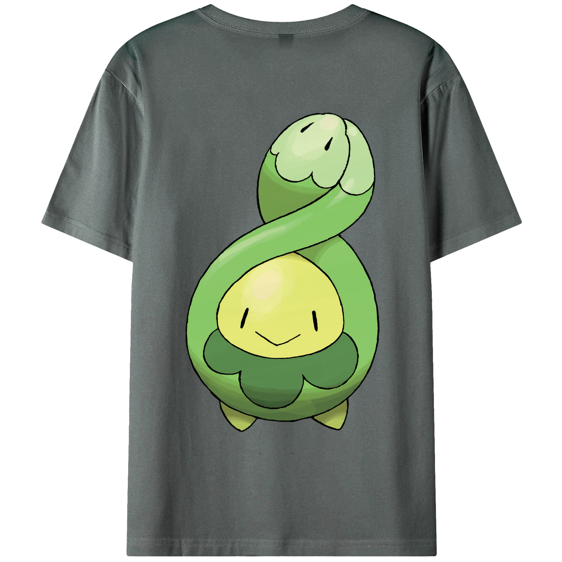 （画像用） ポケットモンスター Pokémon 綿100％ メンズ半袖Tシャツ（バックプリント） 通気性